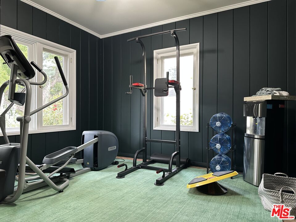 1266 Wesley Avenue Pasadena, CA 91104 - Photo 9 of 25 a view of a room with gym equipment
