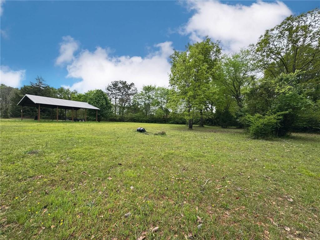 280 Owens Road Fort Mitchell, AL 36856 - Photo 33 of 56 View of grassy yard featuring a detached carport