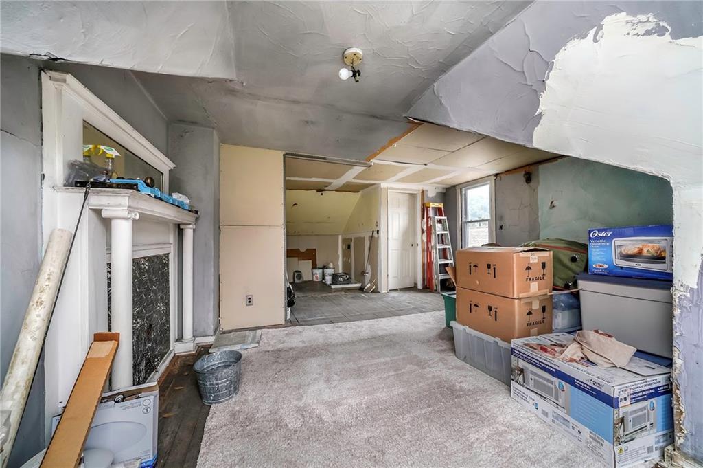 911 Russellwood Avenue McKees Rocks, PA 15136 - Photo 21 of 25 Amazing original architectural features and roof lines-such a cool space could be additional space for second floor unit to be extended or another rental unit on 3rd floor