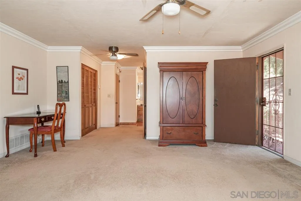 1307 Van Vechten Road El Cajon, CA 92019 - Photo 23 of 24 a view of empty room with furniture and chandelier fan