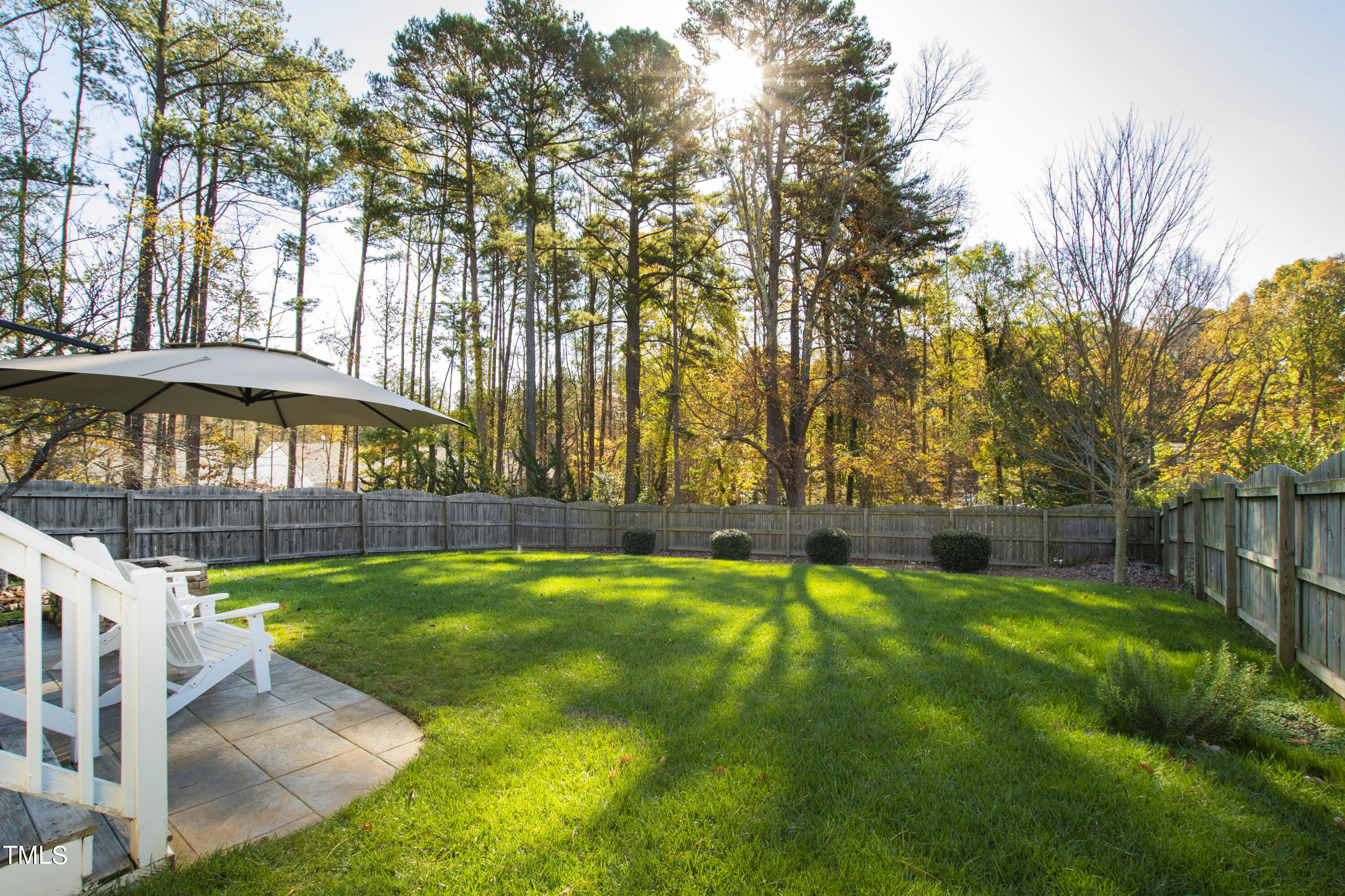 6213 Blanche Drive Raleigh, NC 27607 - Photo 48 of 48 a swimming pool with outdoor seating and yard