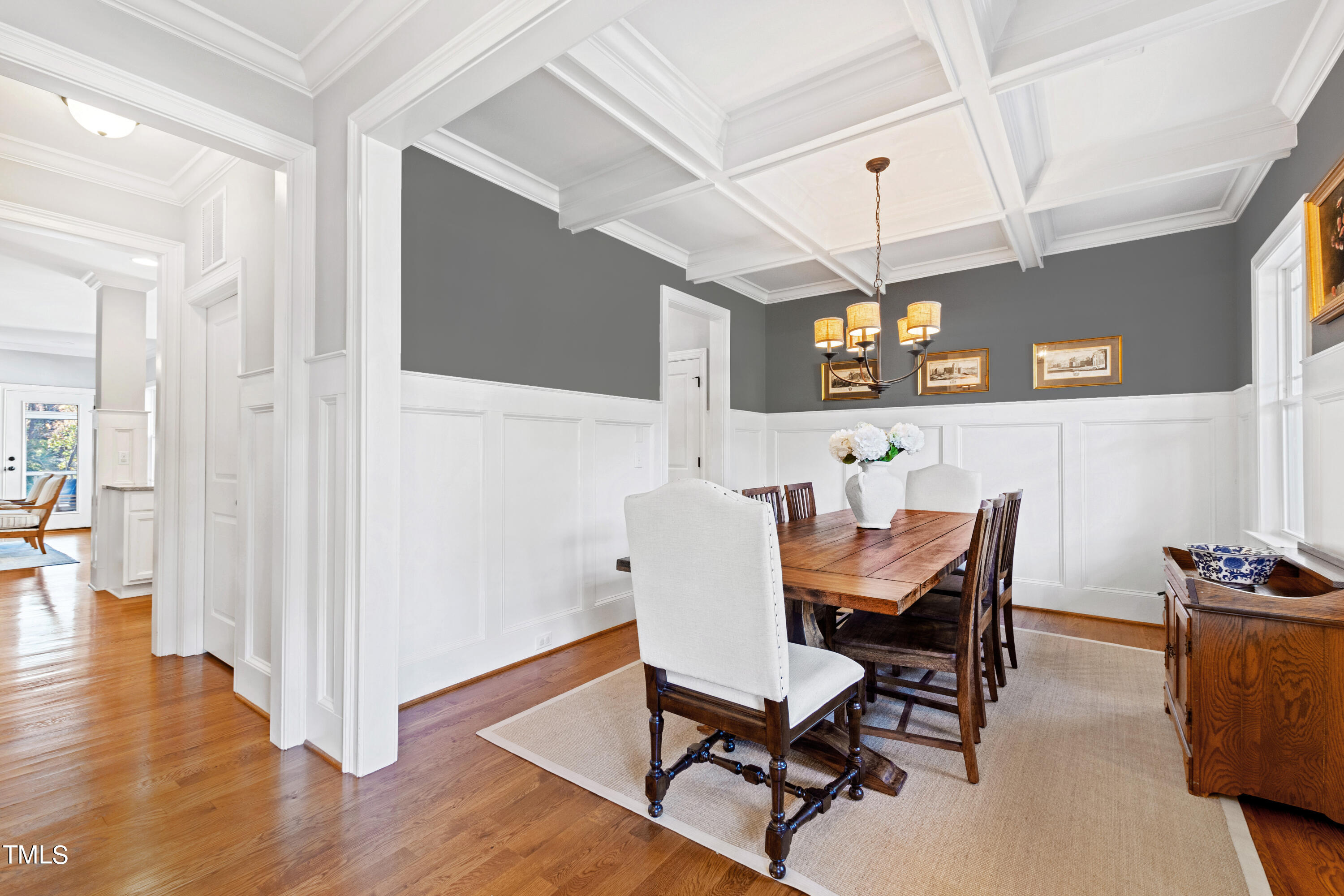 6213 Blanche Drive Raleigh, NC 27607 - Photo 7 of 48 a view of a dining room with furniture