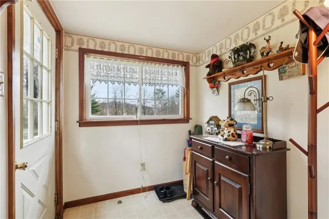 a room with storage and utility