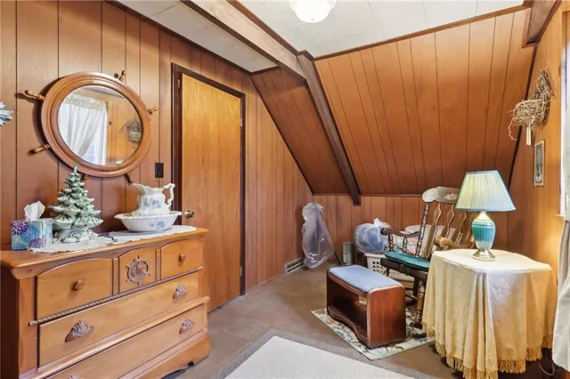 a room with furniture and a window