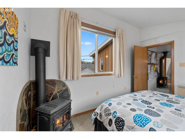 a view of hallway with wooden floor
