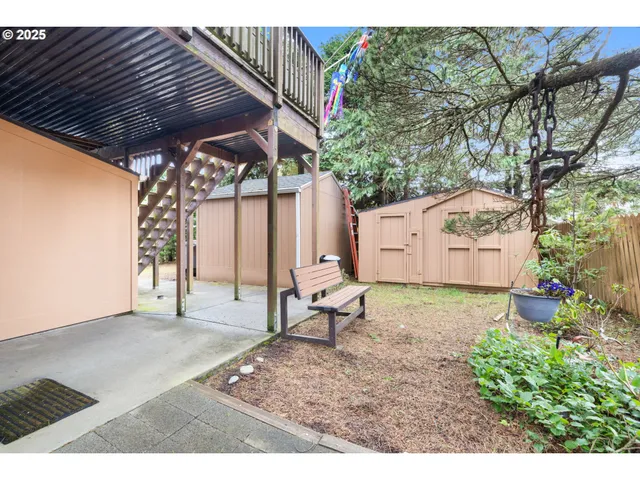 a view of a house with a door