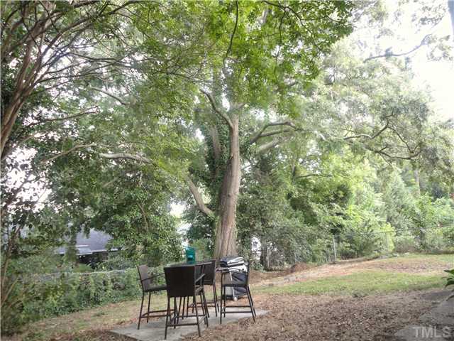 1206 Clifton Street Raleigh, NC 27604 - Photo 23 of 25 a view of a tables and chairs in a backyard