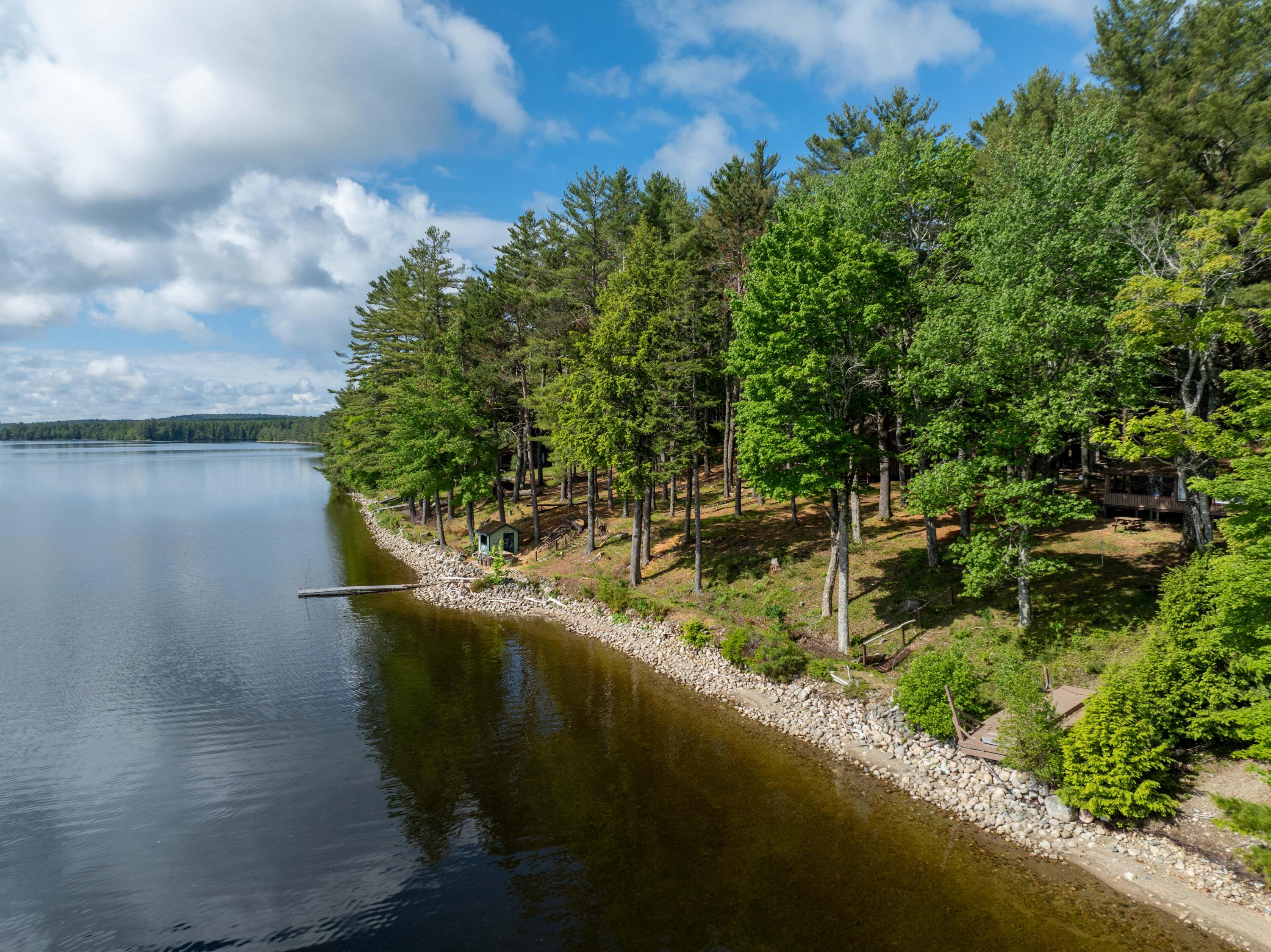0 Junior Bay Road Princeton, ME 04668 - Photo 8 of 110 Shoreline of camps...