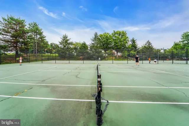 a view of an outdoor space and swimming pool