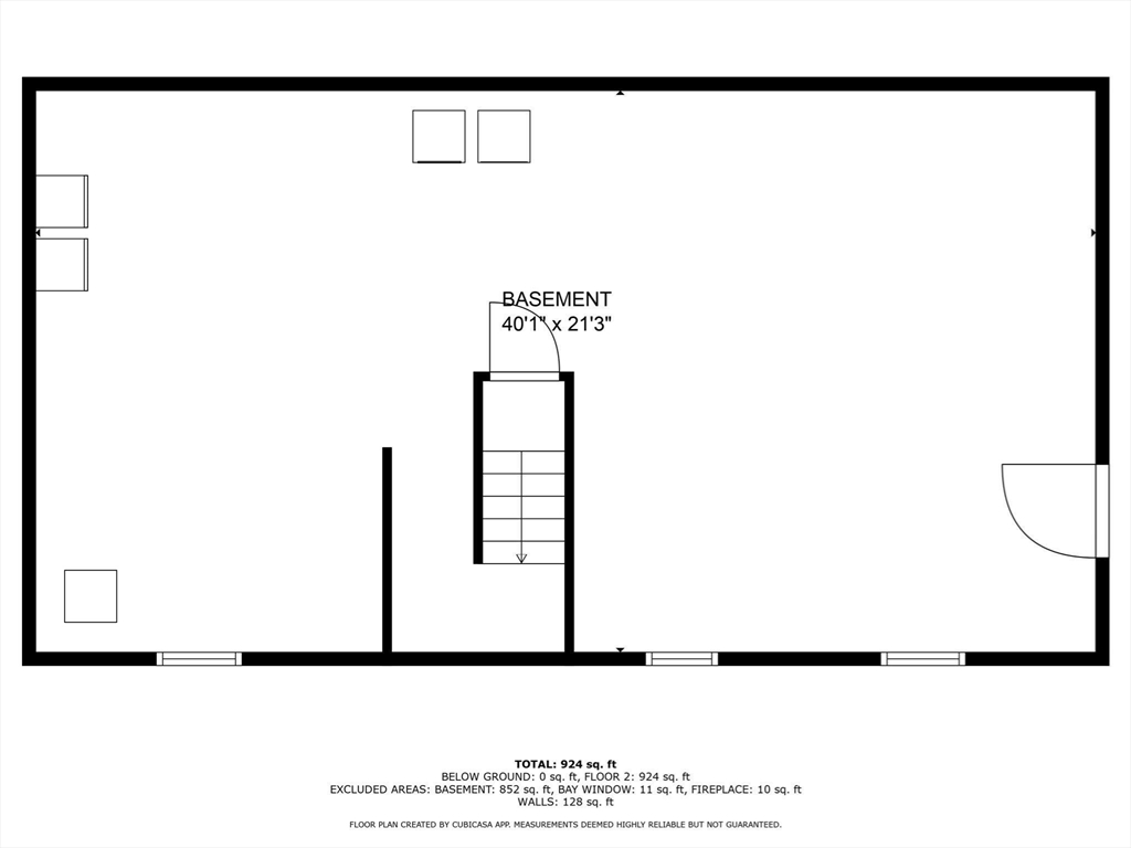 288 Fisk Road Hardwick, MA 01082 - Photo 41 of 42 a black and white photo of a floor plan