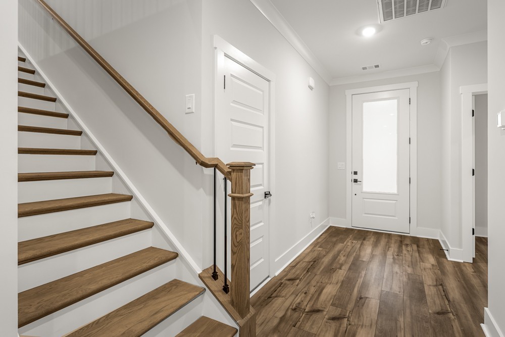 404 Springbrook Boulevard White House, TN 37188 - Photo 2 of 31 a view of entryway with wooden floor and stairs