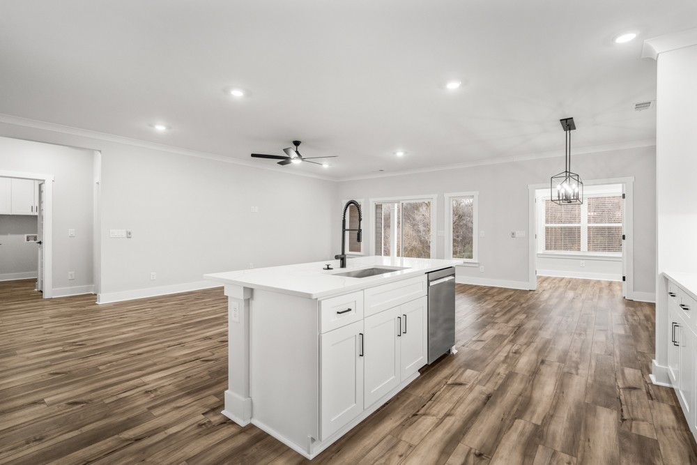 404 Springbrook Boulevard White House, TN 37188 - Photo 10 of 31 a kitchen with a sink and wooden floor
