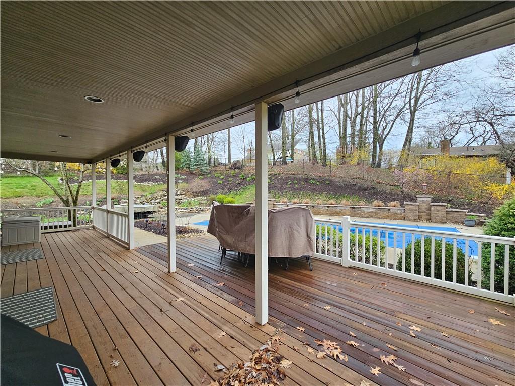 1845 Ferguson Road Allison Park, PA 15101 - Photo 46 of 50 a view of a balcony with wooden floor