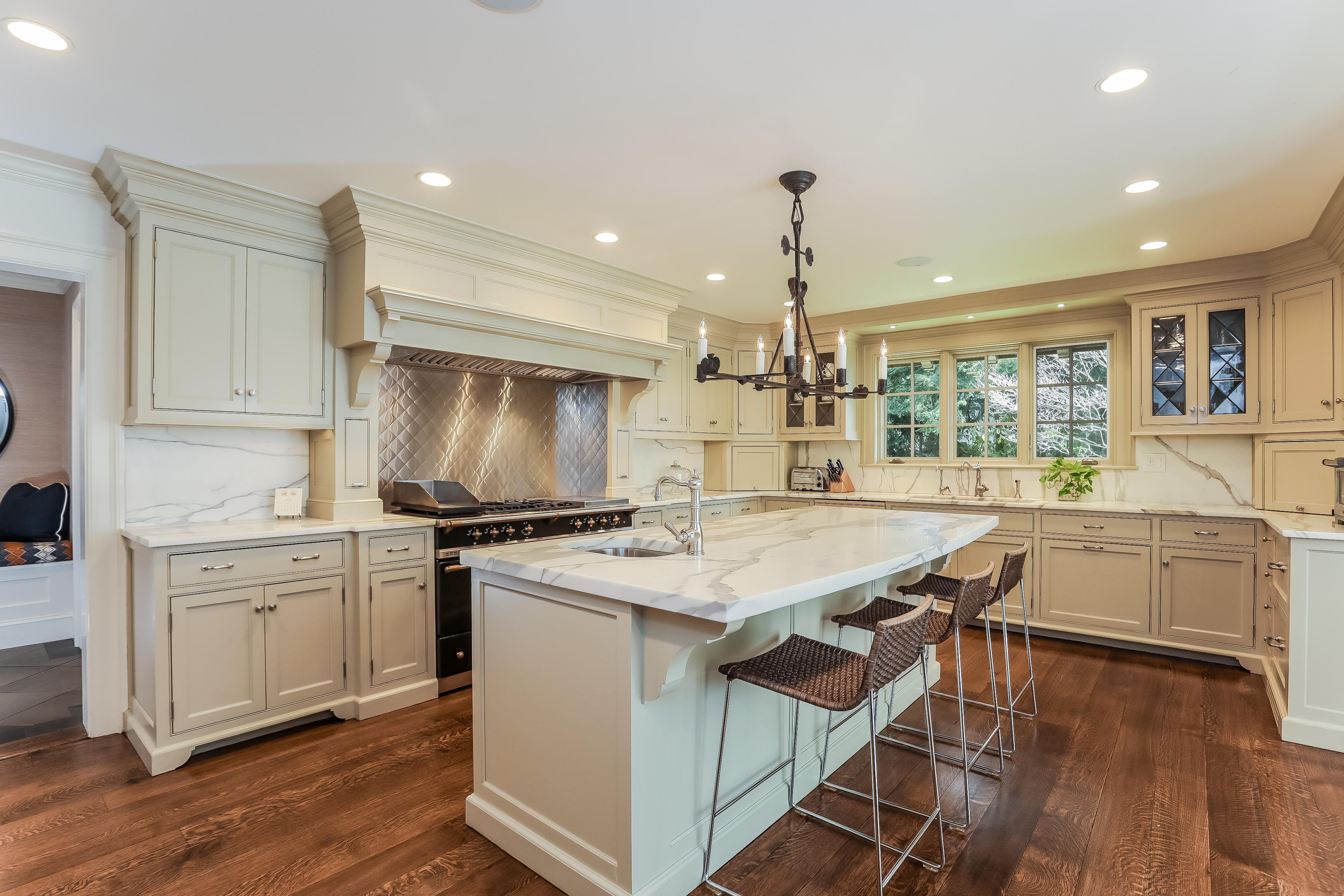 30 Old Farm Road Darien, CT 06820 - Photo 12 of 42 a kitchen with stainless steel appliances granite countertop a stove and a refrigerator