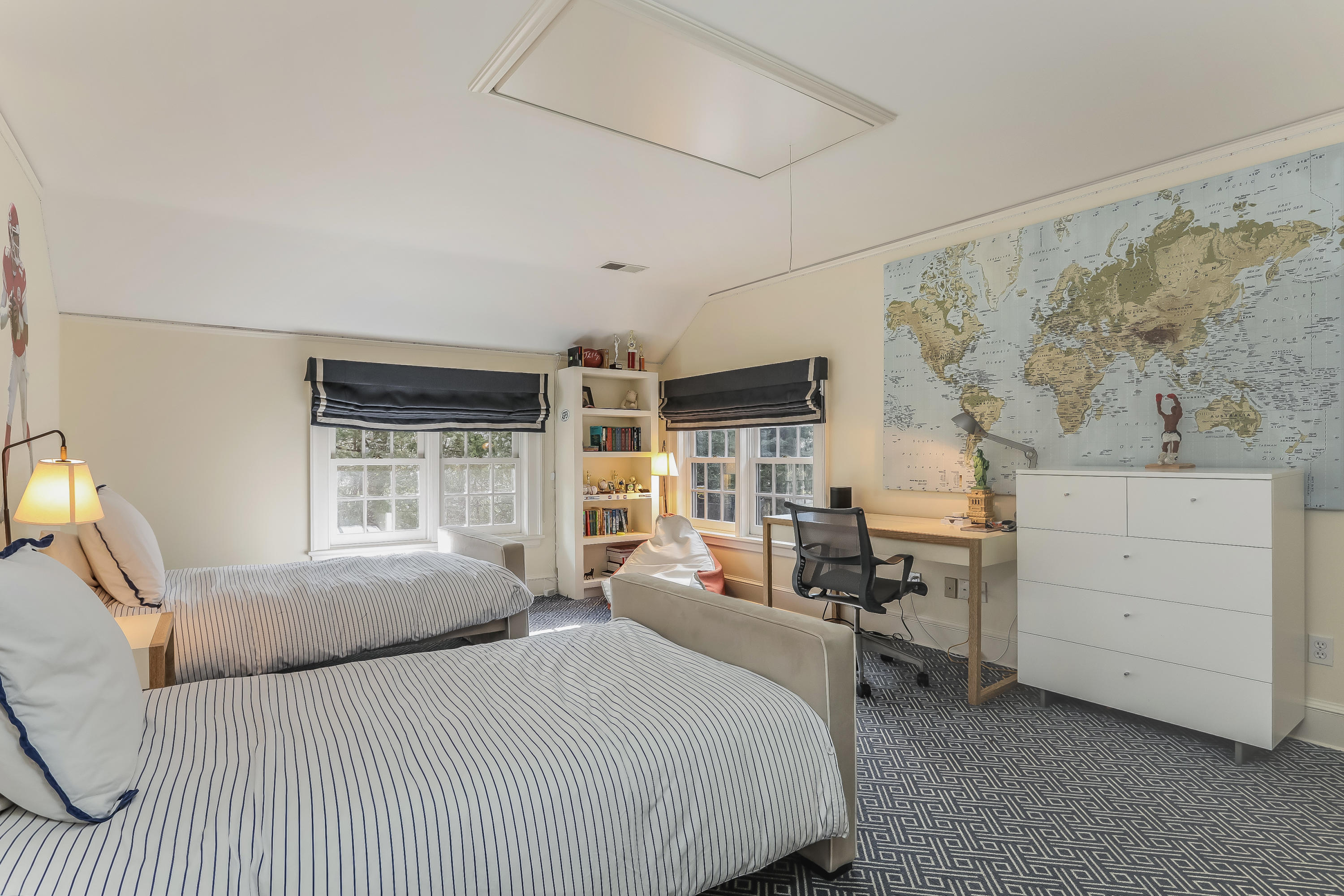 30 Old Farm Road Darien, CT 06820 - Photo 25 of 42 a bedroom with a bed and furniture