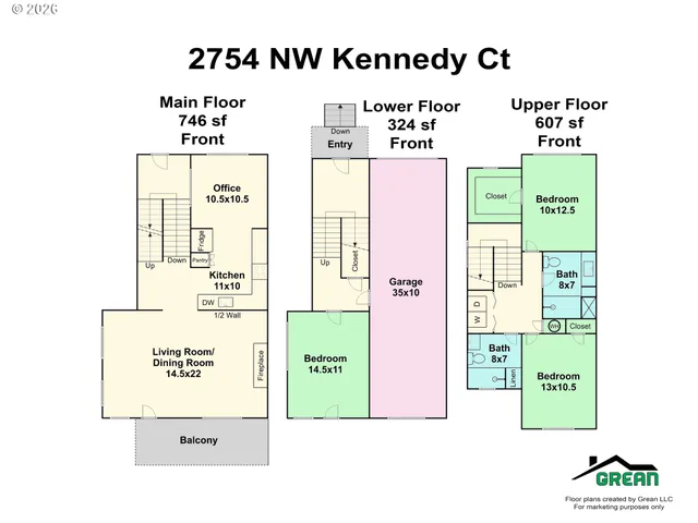 $445,000 | 2754 Northwest Kennedy Court, Portland, OR 97229
