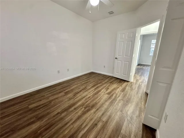 wooden floor in an empty room