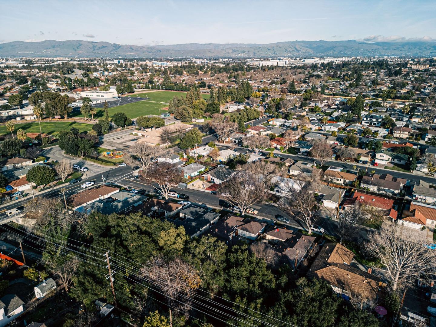 1775 Ravizza Avenue Santa Clara, CA 95051 - Photo 40 of 41 an aerial view of a city with lots of residential buildings