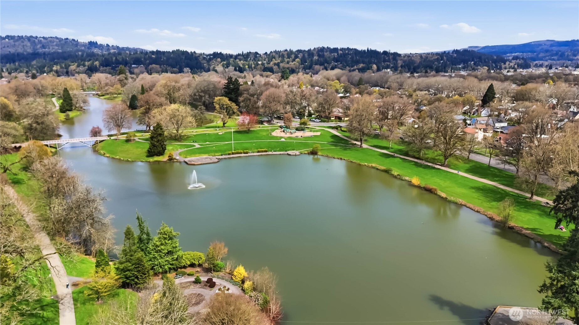 463 26th Avenue Longview, WA 98632 - Photo 28 of 28 an aerial view of lake residential houses with outdoor space and swimming pool