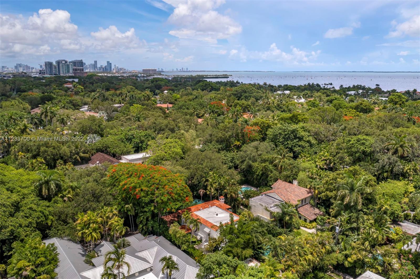 3618 St Gaudens Road Miami, FL 33133 - Photo 37 of 38 a view of a bunch of trees and houses