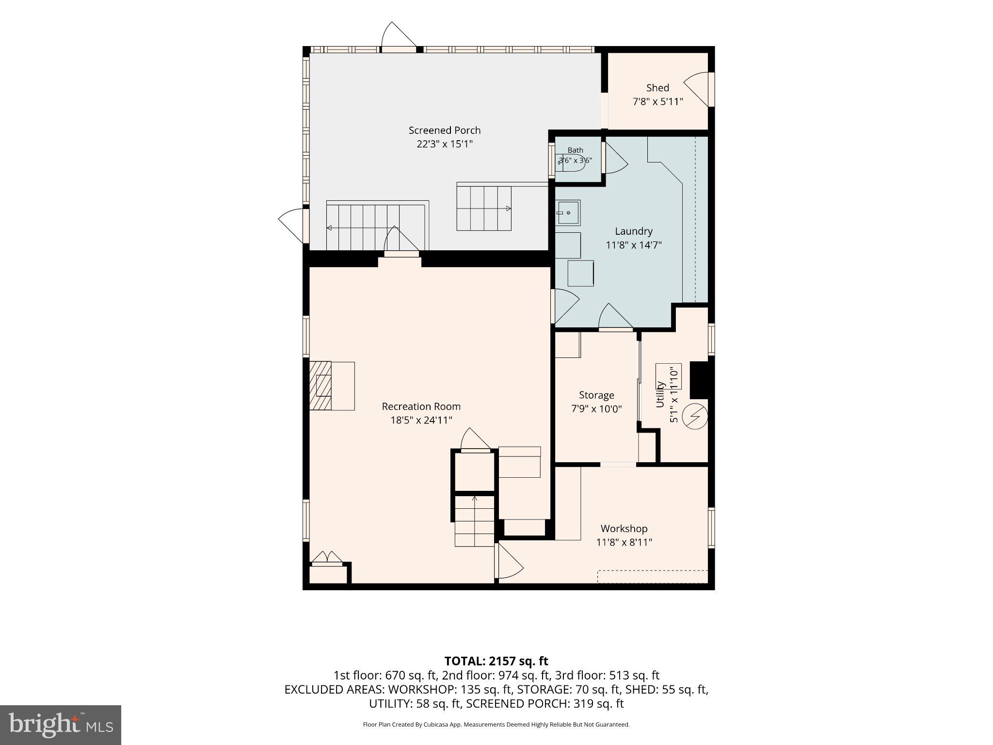 106 Overcrest Road Towson, MD 21286 - Photo 6 of 6 Lower Level Floor Plan