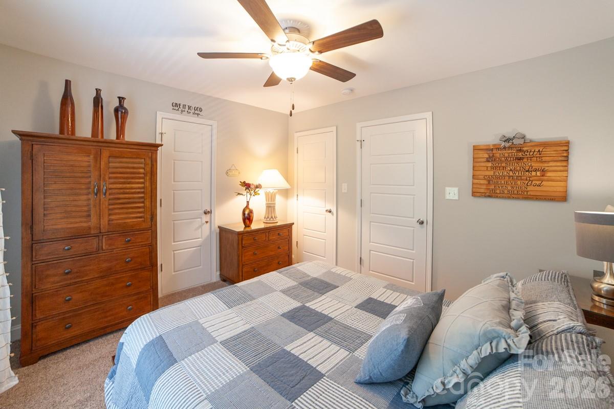 790 Brandon Road Clover, SC 29710 - Photo 35 of 48 a bedroom with a bed and a walk in closet