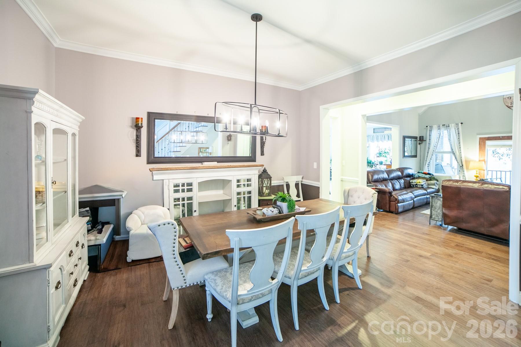 790 Brandon Road Clover, SC 29710 - Photo 8 of 48 a view of a dining room with furniture window and wooden floor