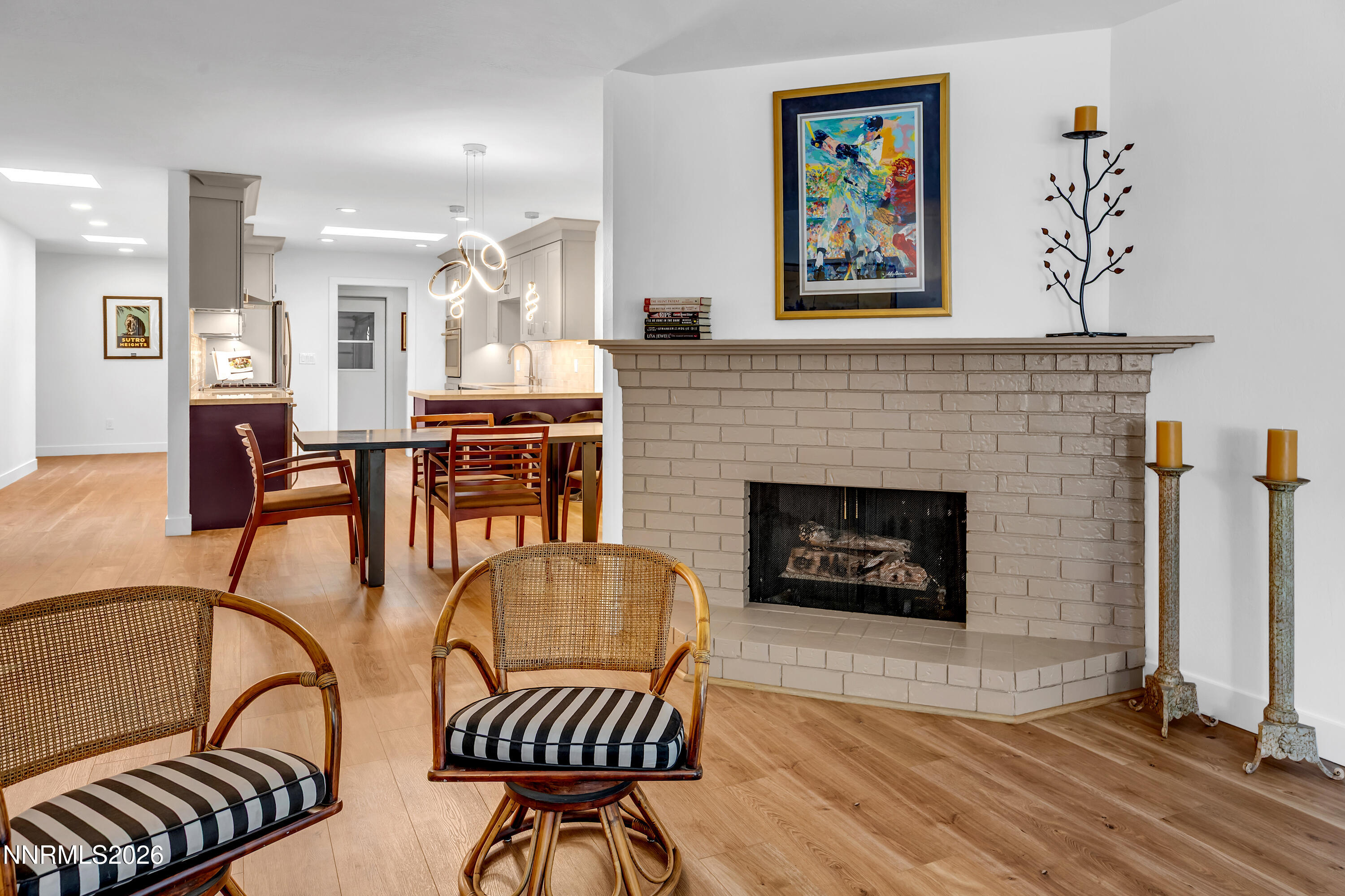 4915 Lakeridge Terrace West Reno, NV 89509 - Photo 9 of 41 a living room with furniture and a fireplace