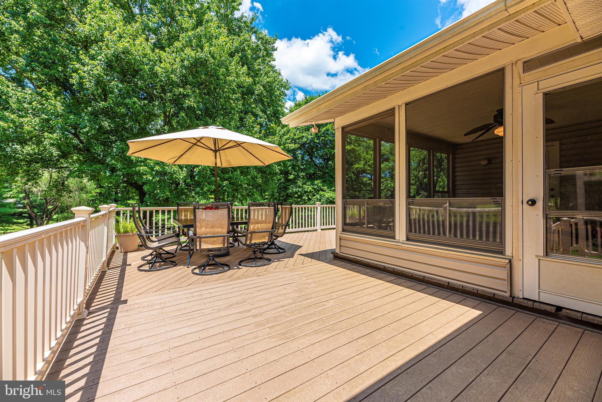 5184 Perry Road Mount Airy, MD 21771 - Photo 50 of 75 Deck off of the 3 Season Sunroom