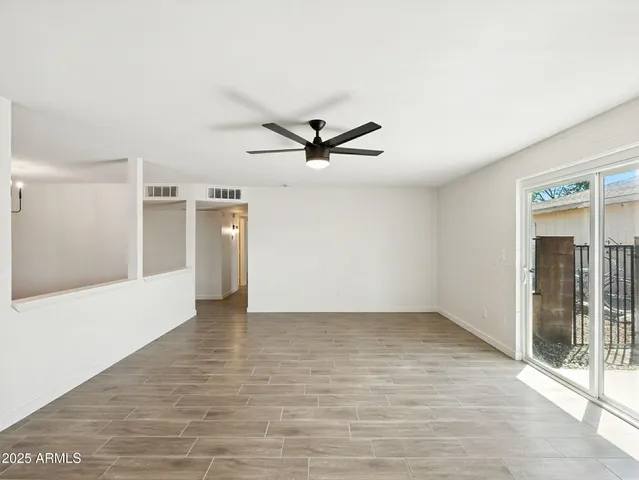 wooden floor in an empty room