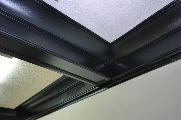 a close view of door