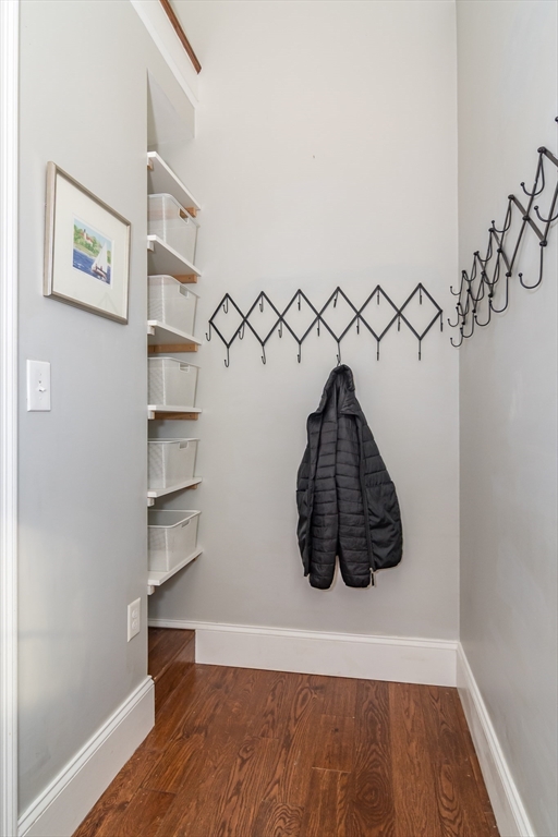 11 Durant Road Wellesley, MA 02482 - Photo 25 of 28 a view of a wooden floor in a shelf