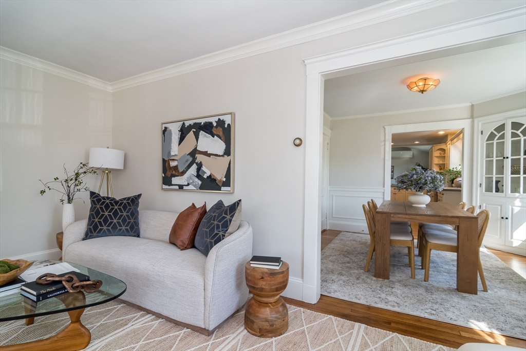 11 Durant Road Wellesley, MA 02482 - Photo 6 of 28 a living room with furniture and a rug