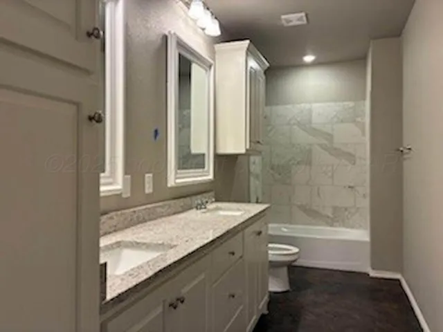 a close view of wooden cabinets