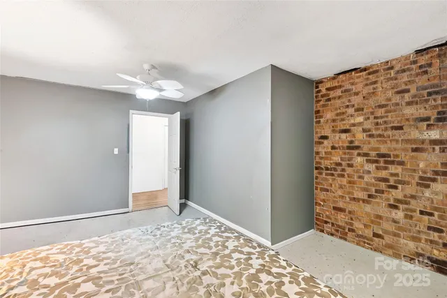 a view of a big room with a natural light