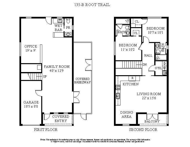 135 Root Trail, Unit B Palm Beach, FL 33480 - Photo 23 of 23 135B ROOT TRAIL_FP