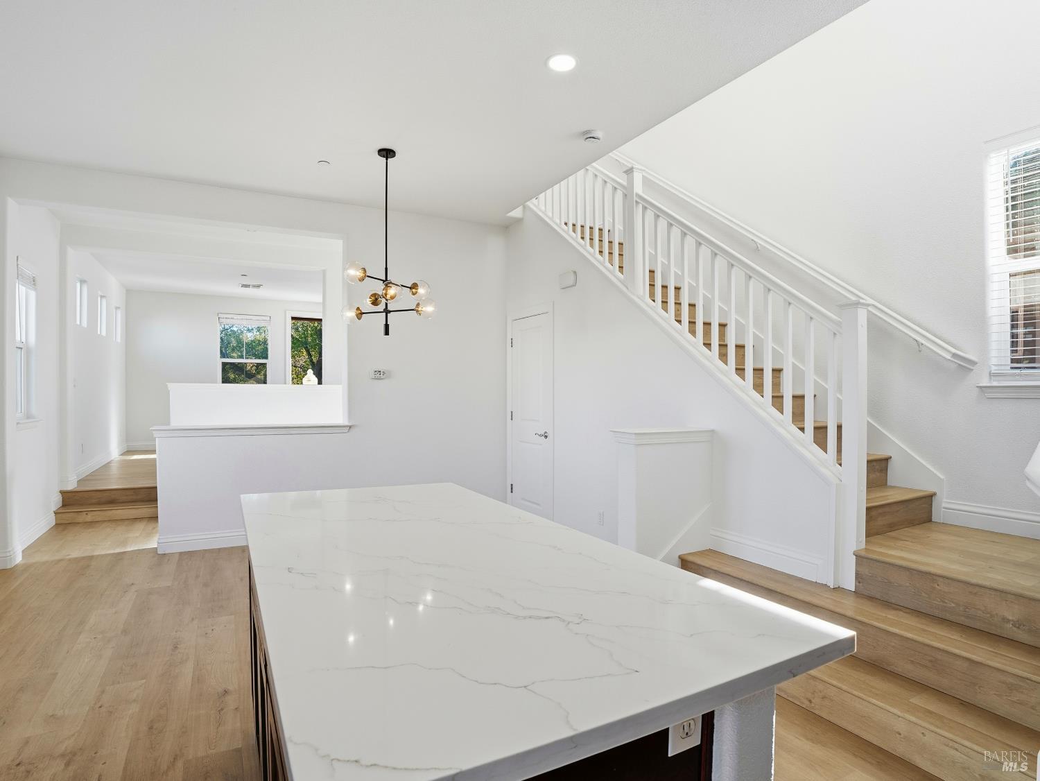4424 Streamside Drive Santa Rosa, CA 95409 - Photo 18 of 55 a view of entryway and hall with wooden floor