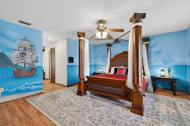 a view of an ocean and beach