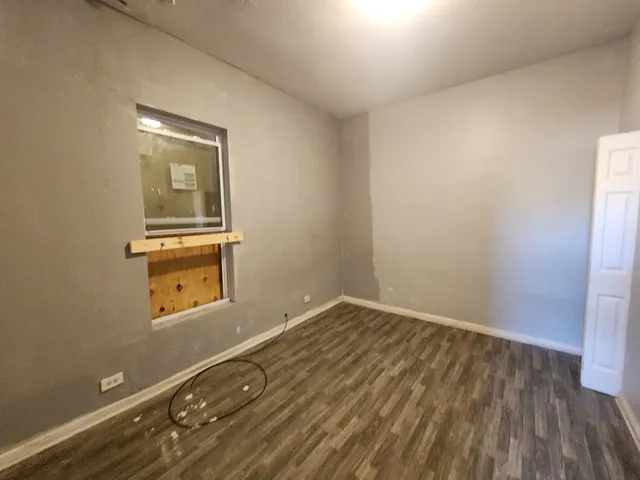 wooden floor in a room