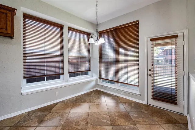 a view of a livingroom with a large window