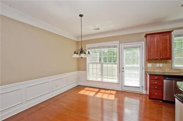 a view of front door