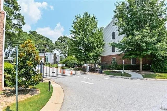 a view of a porch with a yard