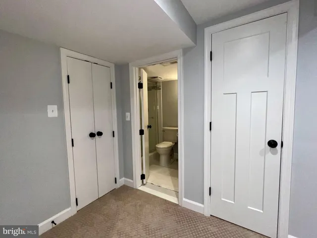 a view of an entryway door