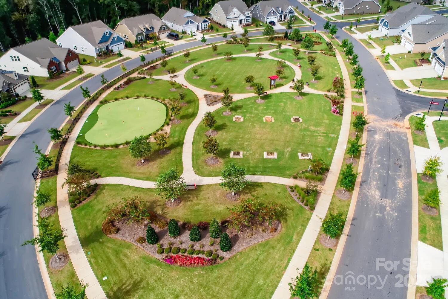 3097 Arches Bluff Circle Lancaster, SC 29720 - Photo 40 of 40 aerial view of a swimming pool