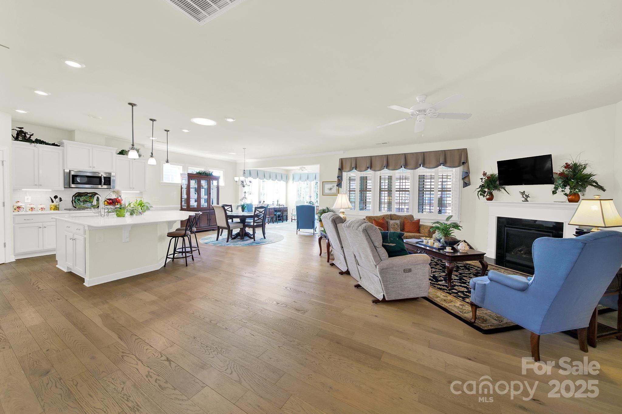 3097 Arches Bluff Circle Lancaster, SC 29720 - Photo 4 of 40 a living room with furniture and a fireplace