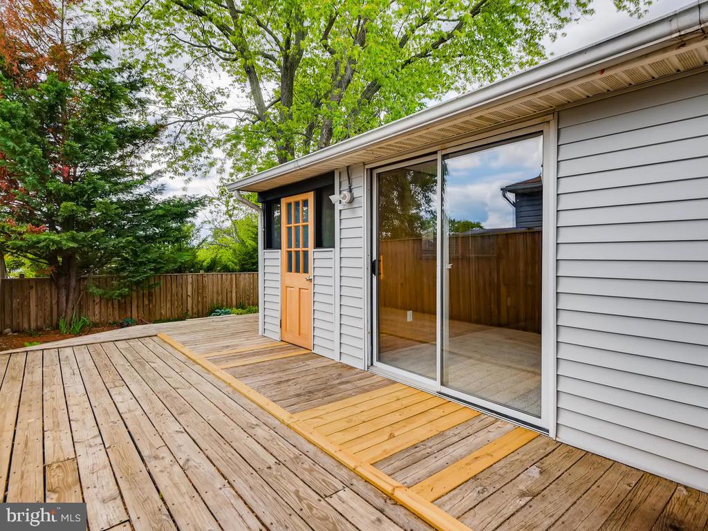 2406 Brunswick Road Baltimore, MD 21227 - Photo 12 of 30 Large Deck on Rear Of Home