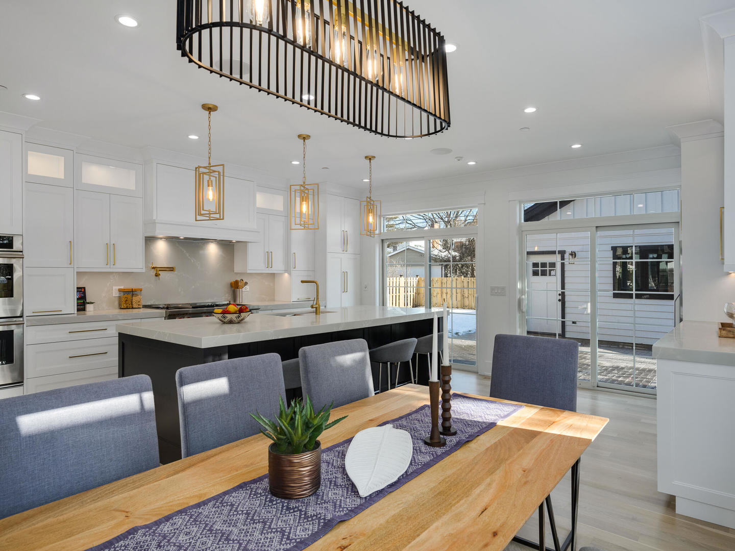 1115 South Delphia Avenue Park Ridge, IL 60068 - Photo 10 of 38 a kitchen with granite countertop a table and chairs in it
