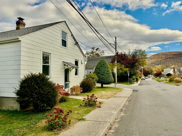 a view of a house with a patio