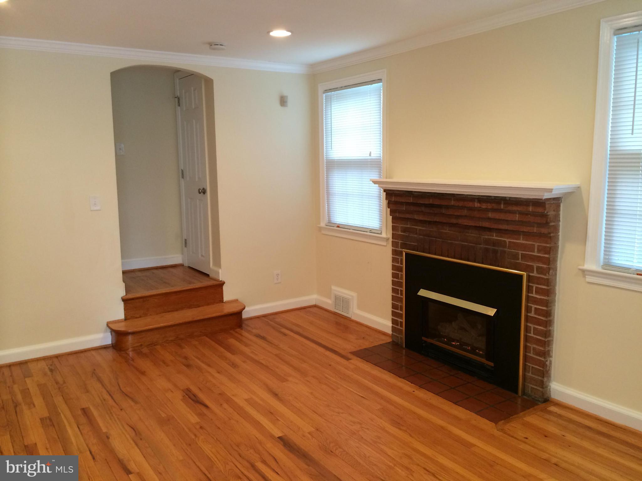 11701 Grandview Avenue Silver Spring, MD 20902 - Photo 3 of 30 Living Room With Fireplace and Gas Log Insert