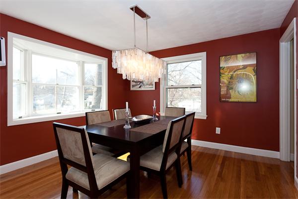 231 Ridge Street Arlington, MA 02474 - Photo 5 of 22 a view of a dining room with furniture window and outside view